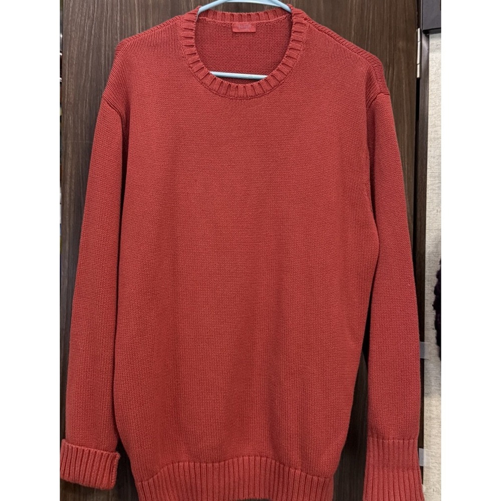 John Galt Striped 100% Cotton Knit Sweater Oversized, No Size. Measure. In Pics